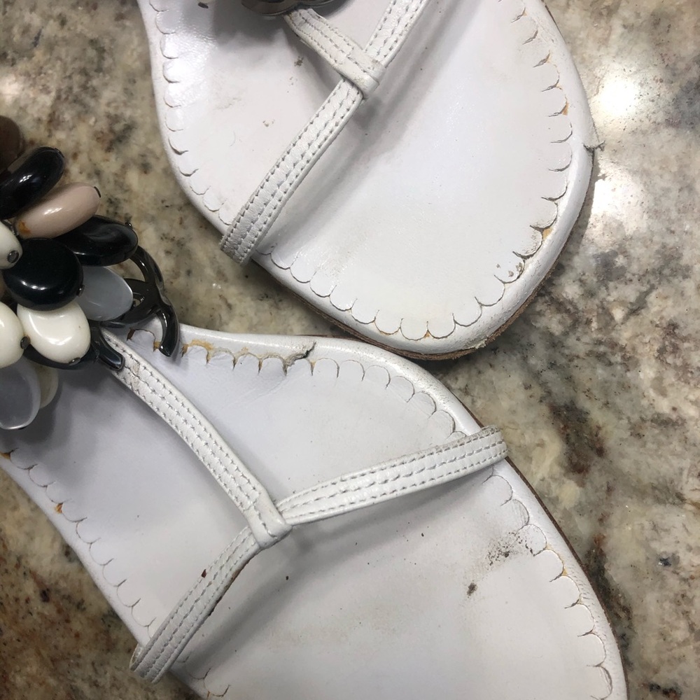 Vintage Chanel Logo heels sandals - Picture 8 of 14